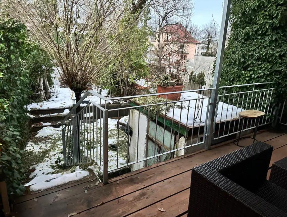 Exklusive Maisonetten Wohnung Mit Gartenzugang Augsburg Exterior foto